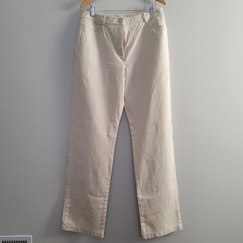 St. John Sport Cream Pants